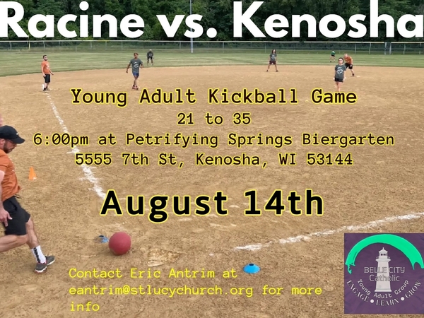 BCCYA 2nd Annual Kickball Game 6:00pm Petrifying Springs Biergarten