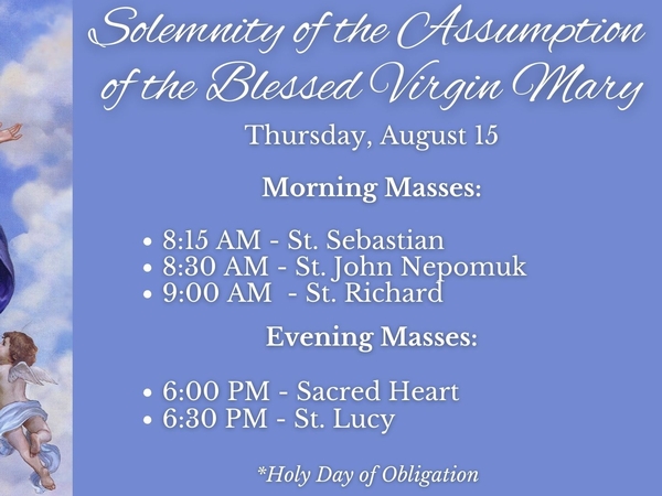 Solemnity of the Assumption of the Blessed Virgin Mary
