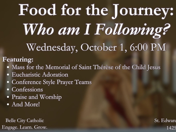 Food for the Journey: Who am I following? AT St. Edwards