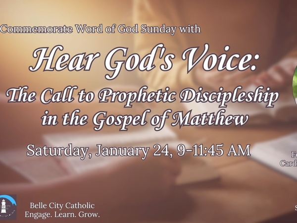 "Hear God's voice" Scripture Conference @ Sacred Heart