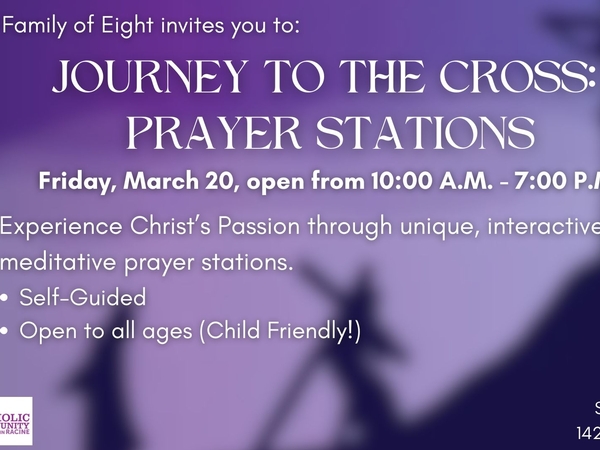 Journey to the Cross: Prayer Stations 10am-7pm St. Edward