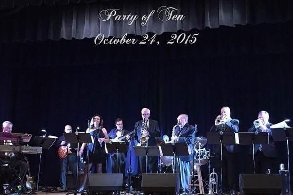 band playing at 140th anniversary dinner