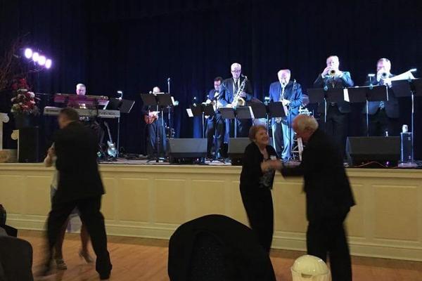 dancers enjoy music at 140th anniversary gala